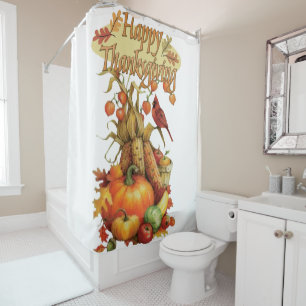 Thanksgiving Shower Curtain