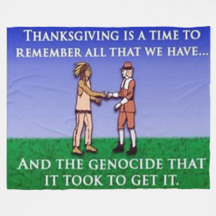 THANKSGIVING (Simulated) Fleece Blankets