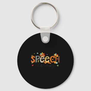 Thanksgiving Speech Therapy Thankful Slp Turkey Sp Key Ring