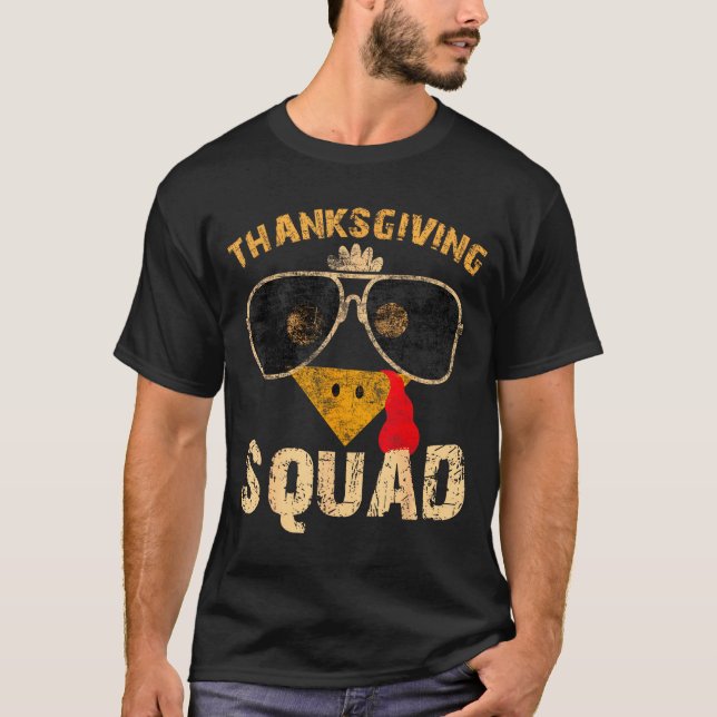 Thanksgiving Squad Turkey Day Fall Matching Women  T-Shirt (Front)