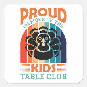 Thanksgiving Square Sticker