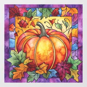 Thanksgiving Stained Glass Window Cling