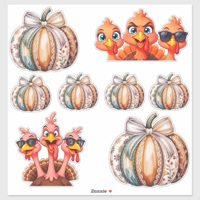 Thanksgiving Sticker Sheet (Sheet)