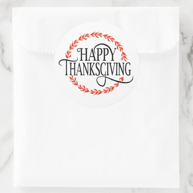 Thanksgiving Stickers (Bag)