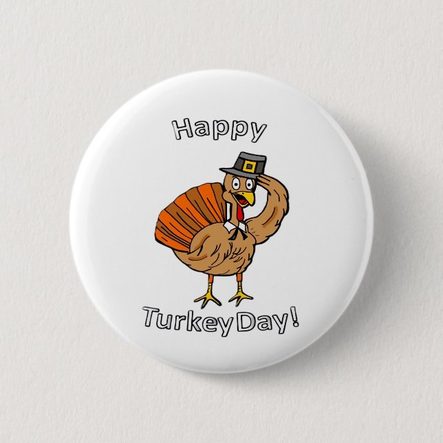 Thanksgiving (Style 2) Classic T-Shirt 6 Cm Round Badge (Front)