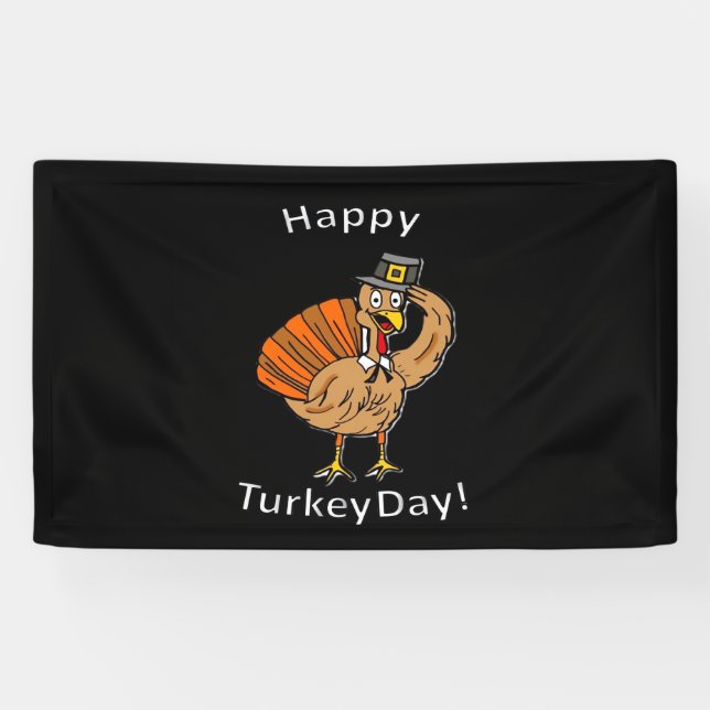 Thanksgiving (Style 2) Oversized T-Shirt Banner (Horizontal)