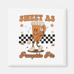 Thanksgiving Sweet As Pumpkin Pie Funny Toddler Bo Magnet
