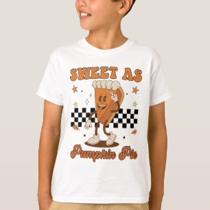 Thanksgiving Sweet As Pumpkin Pie Funny Toddler Bo T-Shirt