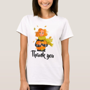Thanksgiving Thank you elegant customisable T-Shirt
