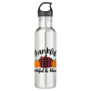 Thanksgiving Thankful 710 Ml Water Bottle