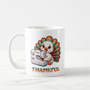 Thanksgiving Thankful Autumn Holiday Season Turkey Coffee Mug