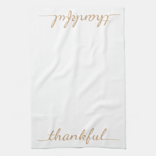 Thanksgiving Thankful kitchen towel