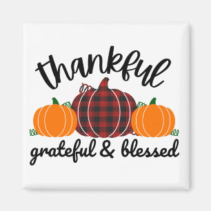 Thanksgiving Thankful Magnet