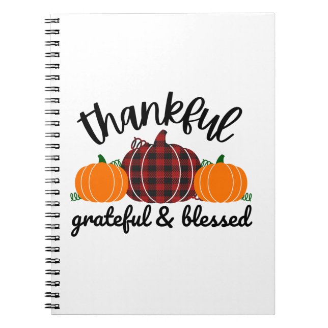 Thanksgiving Thankful Notebook (Front)