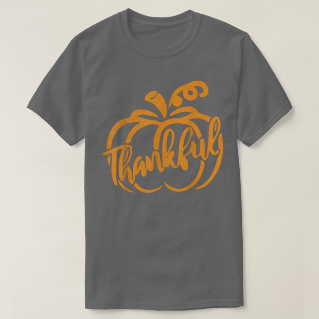 Thanksgiving thankful T-Shirt Copy (Design Front)