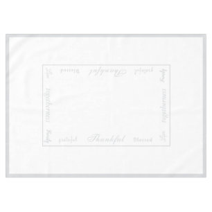 Thanksgiving Thankful Tablecloth
