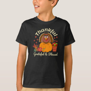 Thanksgiving  Thankful Turkey   T-Shirt