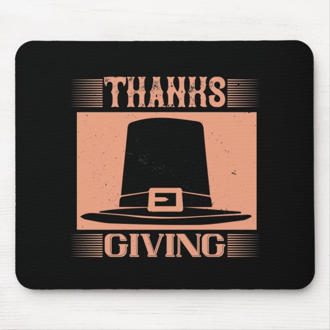 Thanksgiving - Thanks Giving Mouse Mat (Front)