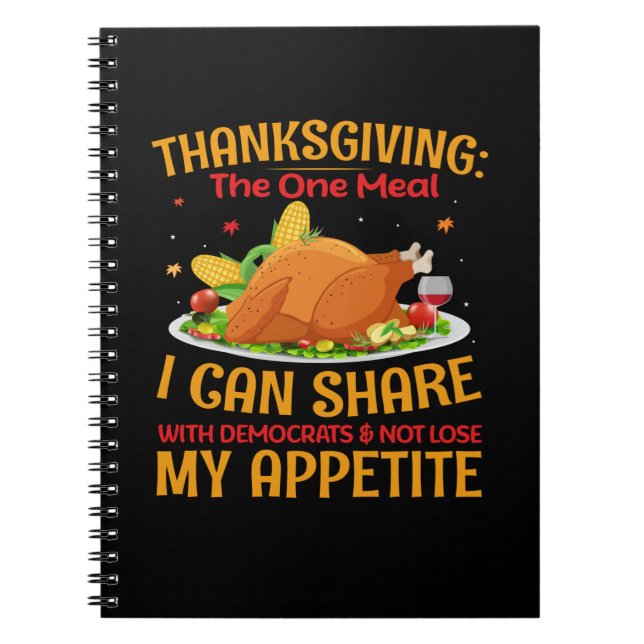 Thanksgiving The One Meal Notebook (Front)