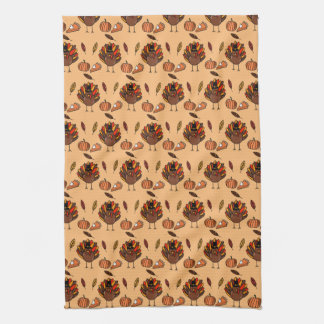 Thanksgiving Themed Kitchen Towel (tan)