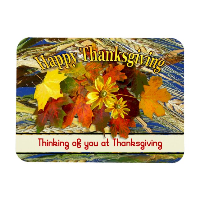Thanksgiving Thoughts ~ Fridge Magnet (Horizontal)