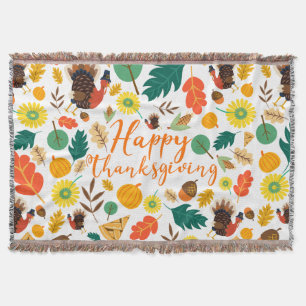 Thanksgiving Throw Blanket