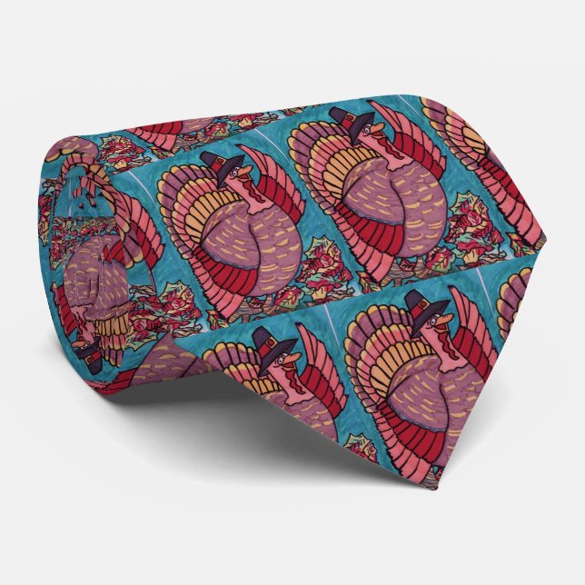 thanksgiving tie... tie (Rolled)