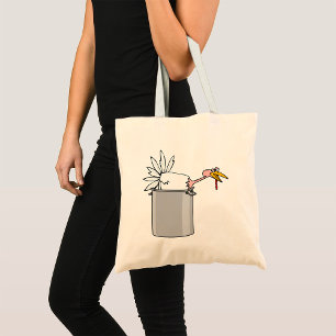 Thanksgiving Tired Turkey in Cooking Pot Humour  Tote Bag