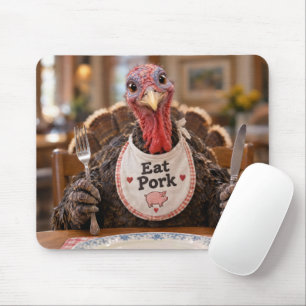 Thanksgiving Tom Turkey Humour Mouse Mat