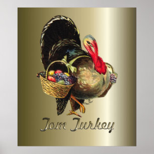 Thanksgiving Tom Turkey Poster