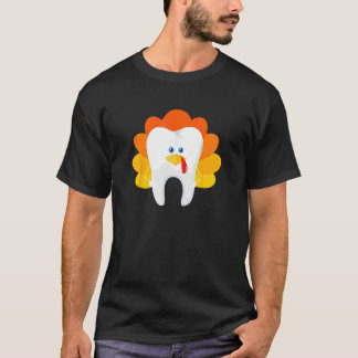 Thanksgiving Tooth Dental Hygiene Dentist T-Shirt