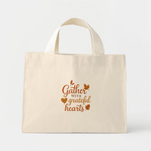 Thanksgiving Tote Bag – Gather With Grateful Heart