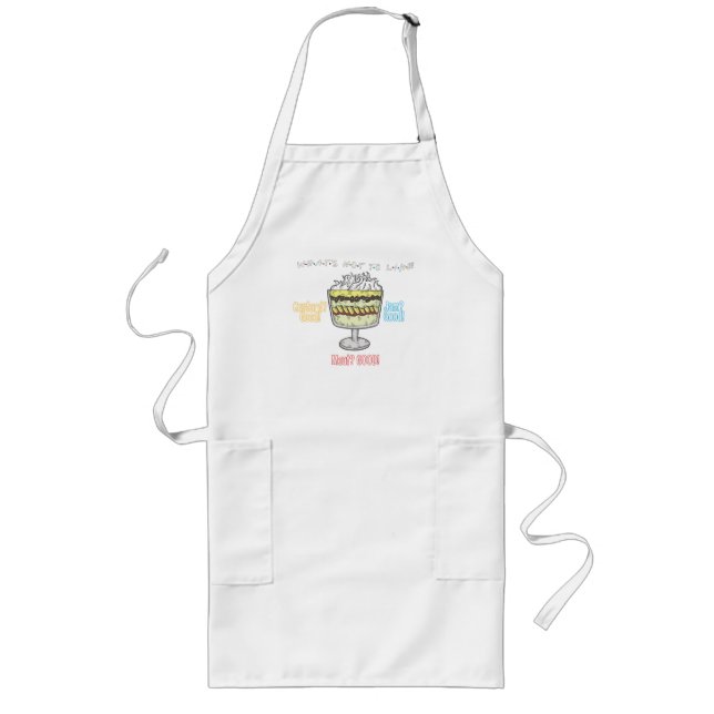 Thanksgiving Trifle Long Apron (Front)
