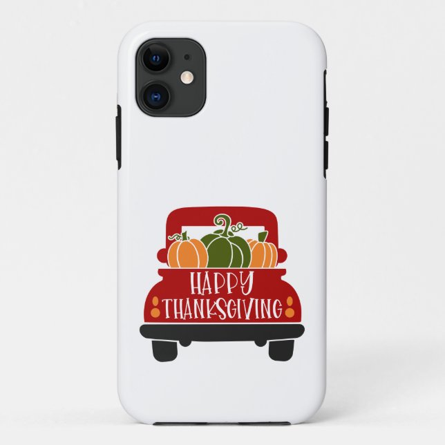 Thanksgiving Truck Case-Mate iPhone Case (Back)