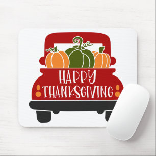 Thanksgiving Truck Mouse Mat