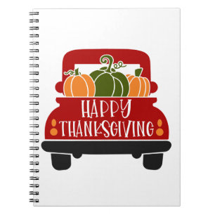 Thanksgiving Truck Notebook