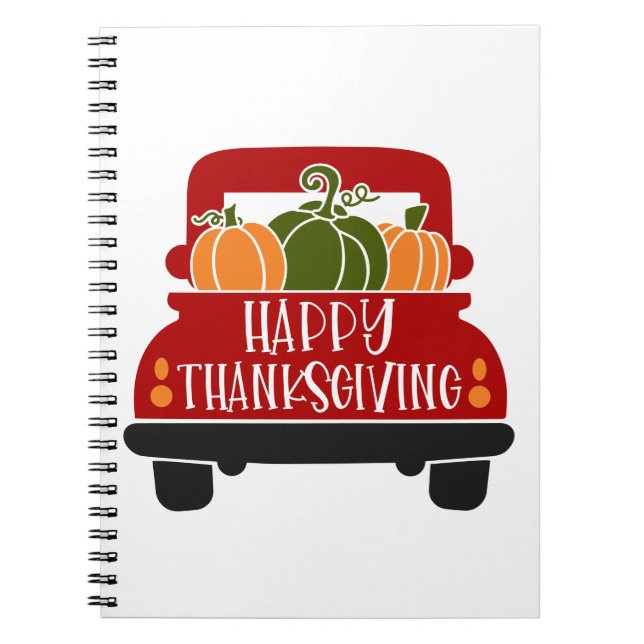 Thanksgiving Truck Notebook (Front)