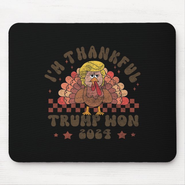 Thanksgiving Trump Make Thanksgiving Great Again F Mouse Mat (Front)
