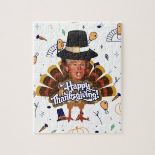 "thanksgiving trump turkey jigsaw puzzle