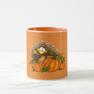 Thanksgiving Turkey 11 oz Combo Mug
