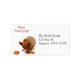 Thanksgiving Turkey Address Labels