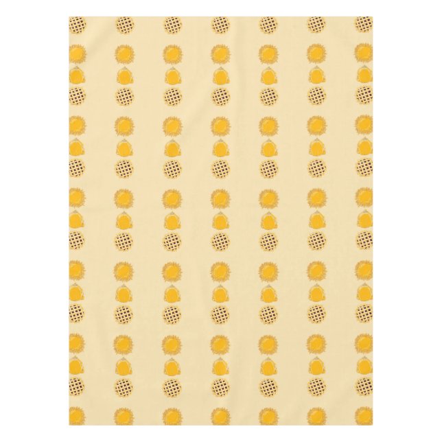 Thanksgiving Turkey and pies tablecloth (Front)