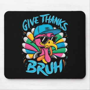 Thanksgiving Turkey Apparel For Kids And Families Mouse Mat