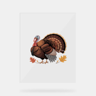 Thanksgiving Turkey – Autumn Holiday Classic Class Acrylic Sign