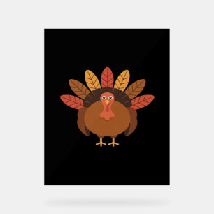 Thanksgiving Turkey – Autumn Holiday Classic Class Acrylic Sign
