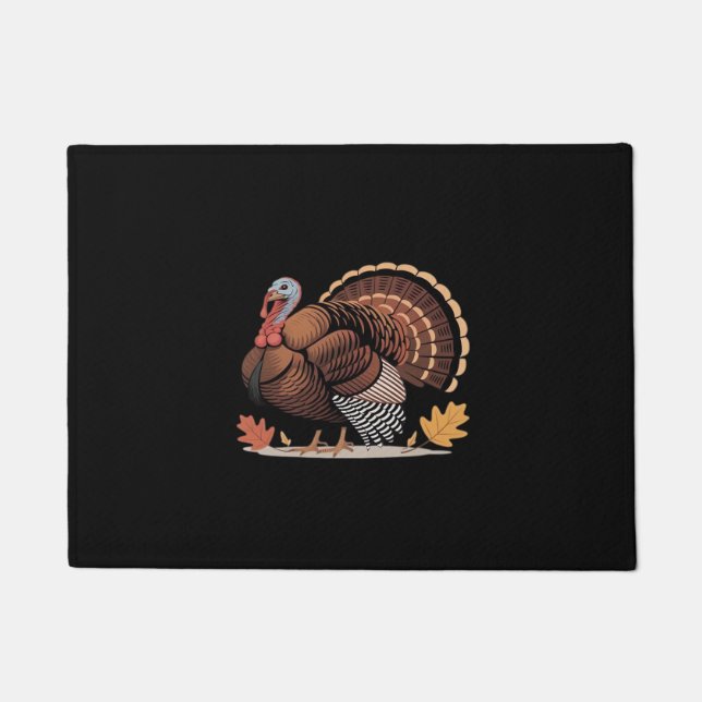 Thanksgiving Turkey – Autumn Holiday Classic Class Doormat (Front)