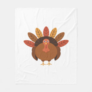 Thanksgiving Turkey – Autumn Holiday Classic Class Fleece Blanket