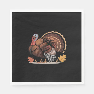 Thanksgiving Turkey – Autumn Holiday Classic Class Napkin