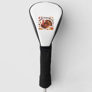 Thanksgiving Turkey – Autumn Holiday Classic Overs Golf Head Cover