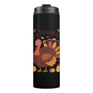 Thanksgiving Turkey – Autumn Holiday Classic Overs Thermal Tumbler